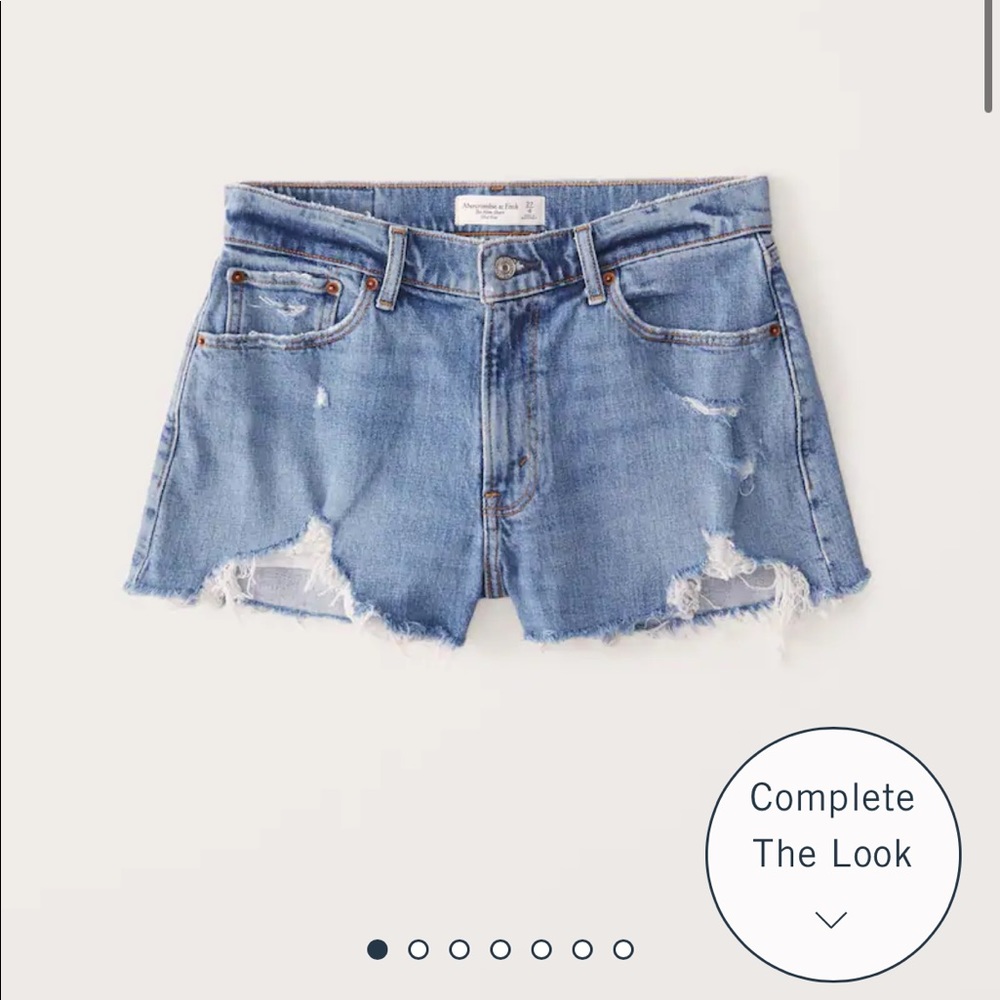 Abercrombie Curve Love Mom Jean Shorts (size 27)